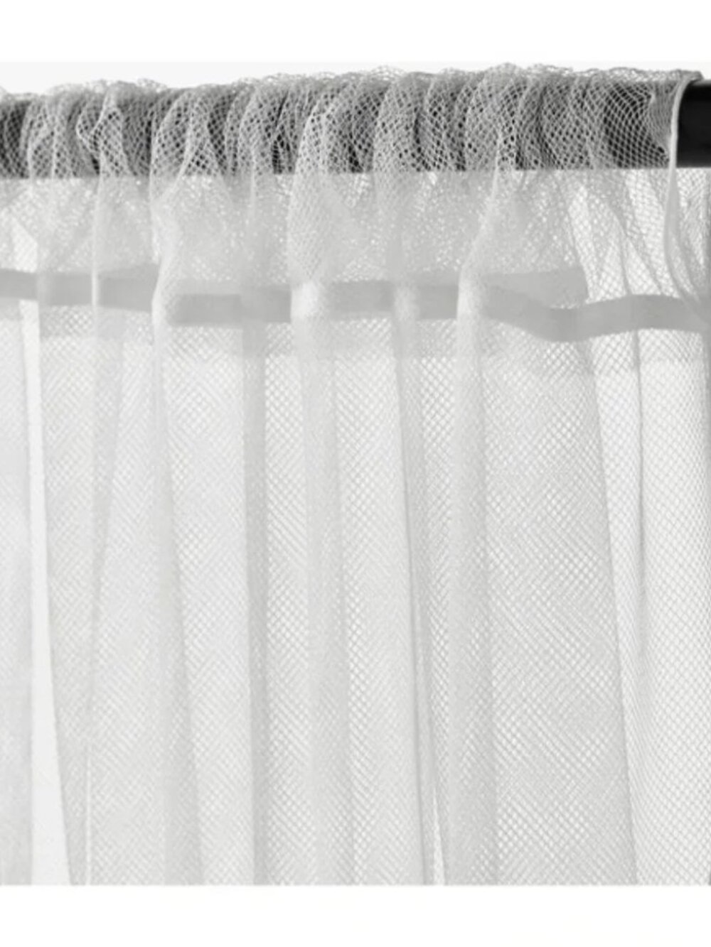 6 Panel White Netting mosquito Curtain ikea - Picture 2 of 7
